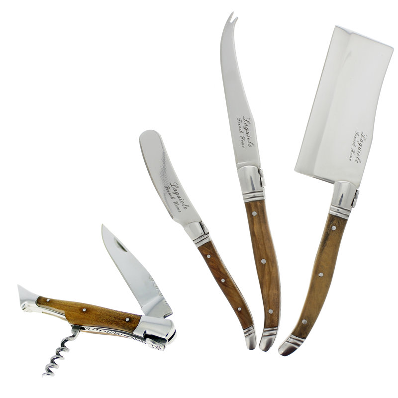 Ensemble de knift à ouvre-bouteille 4 pièces et à fromage laguiole Hixon