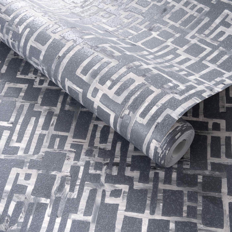 Vivido 10.05m x 52cm Matte Wallpaper Roll, Steel
