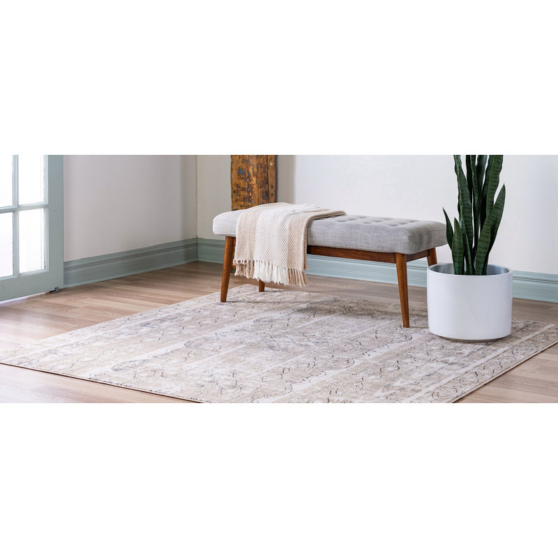 Wenden Ikat Indoor Rug, Rectangle 7' x 10'
