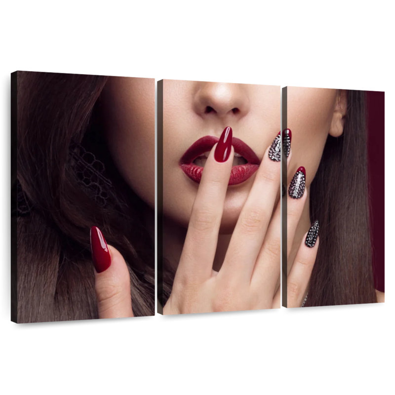 Clous rouges Shogueworth Vogue, H 20 po x l 33 po