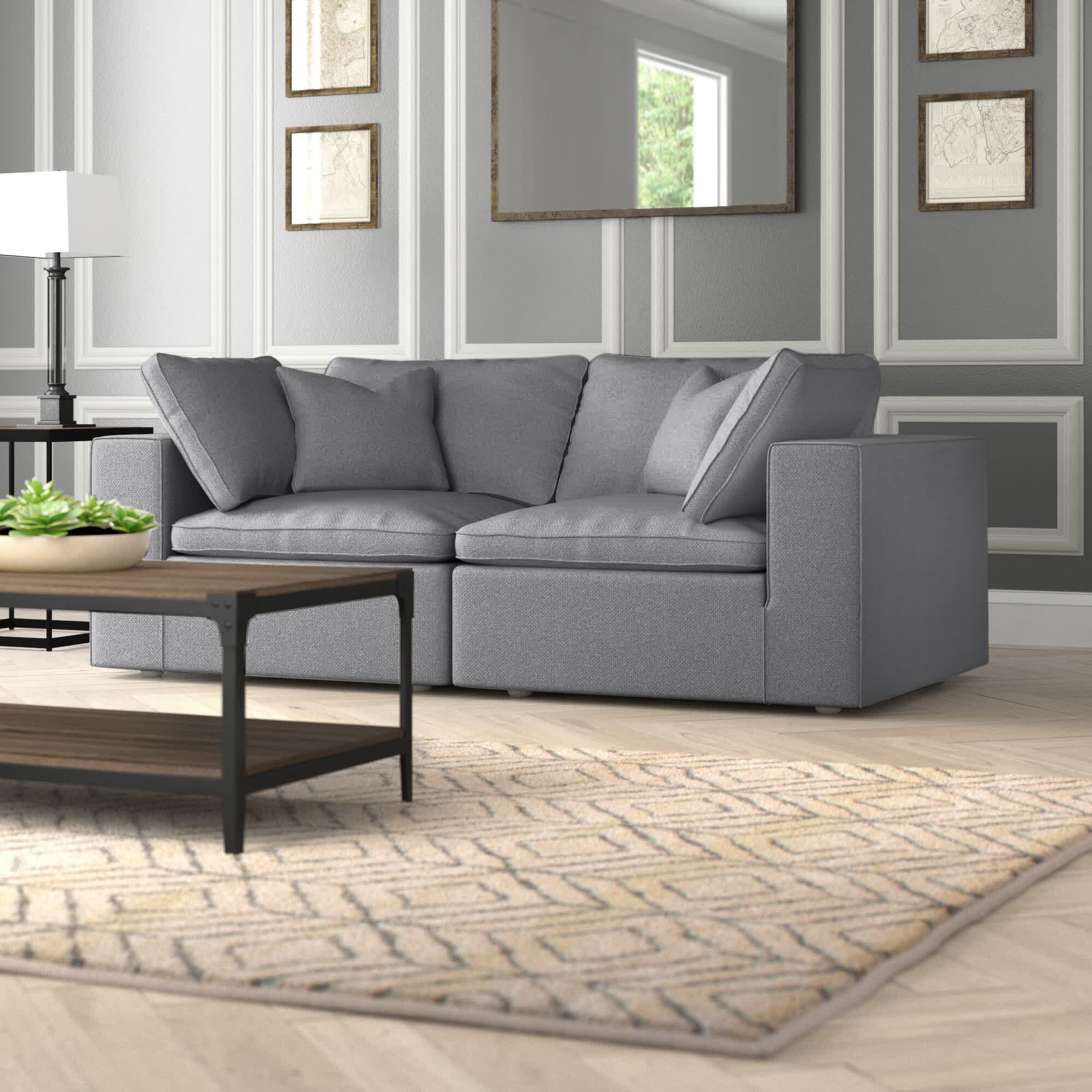 Wrought Studio Amillya Upholstered Sofa & Reviews | Wayfair