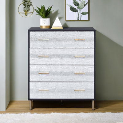 Commode rectangulaire à 4 tiroirs Demetrus