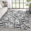  Tapis vert fantaisie empilé argent-69800902