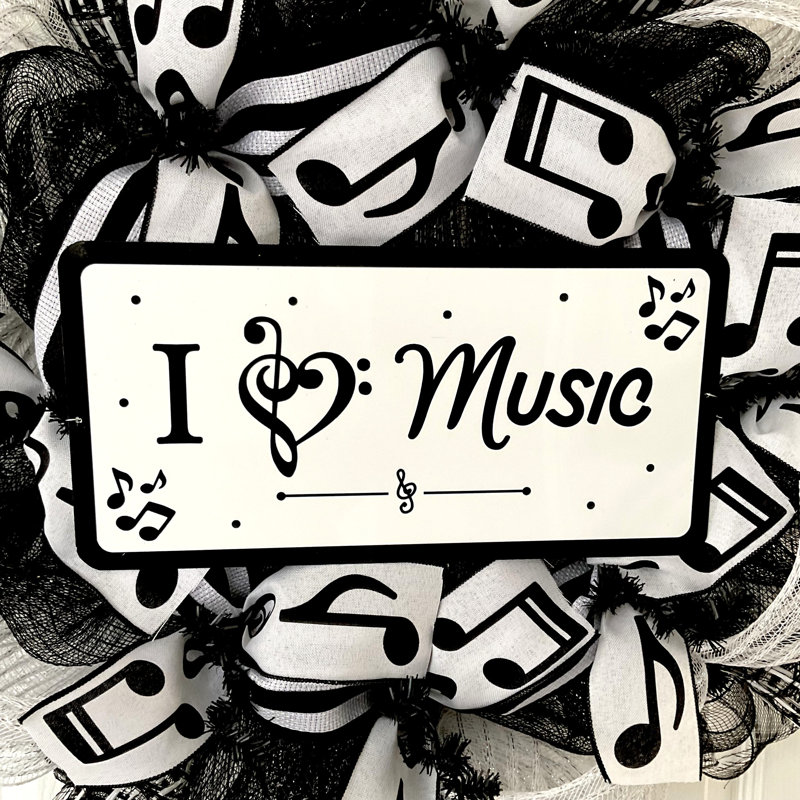 Couronne de musique I Love Music