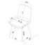 Feast Coffee Upholstered Dining Side Chair (Set Of 2)