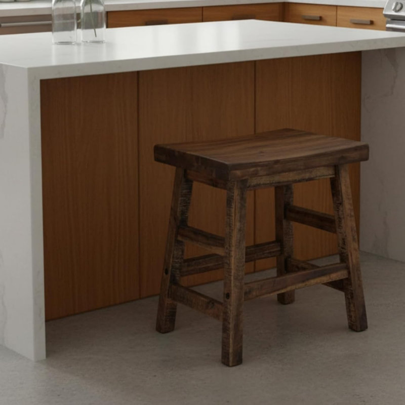 Solid Wood Accent Stool
