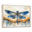«Modern Aqua», libellule Serenade II - libellule, art mural-111756203-135145113-135145115