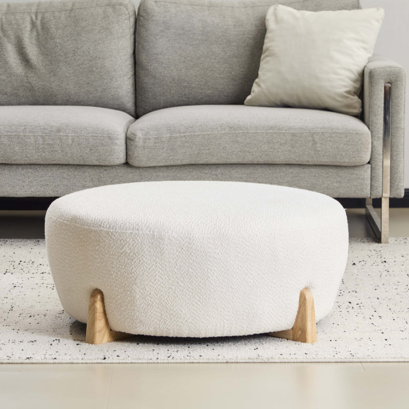 Repose-pieds Modish, Blanc