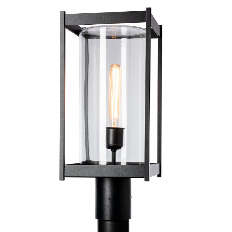 Cela 1 - Light 18.6" H Lantern Head, Coastal Black, Clear Glass