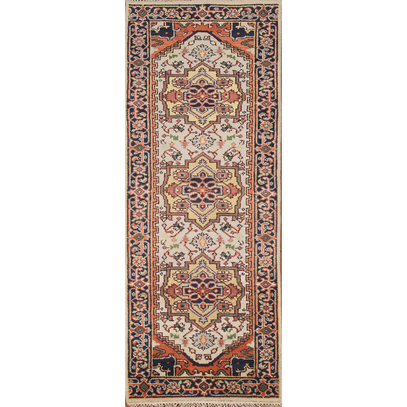 Tapis de couloir oriental géométrique 3x8