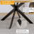 46.4" Round Table Set Of 4 , Modern Kitchen Table Set, Mdf Dining Table With Dining Chairs-169427396