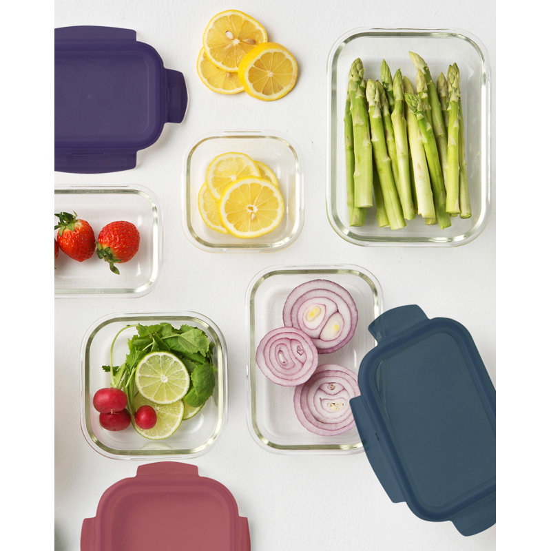 Locknlock Eco Ovenglass 5 Container Food Storage Set