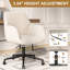 Fauteuil de bureau pivotant en velours - Fauteuil de bureau ergonomique pour la maison et le bureau-1951972589