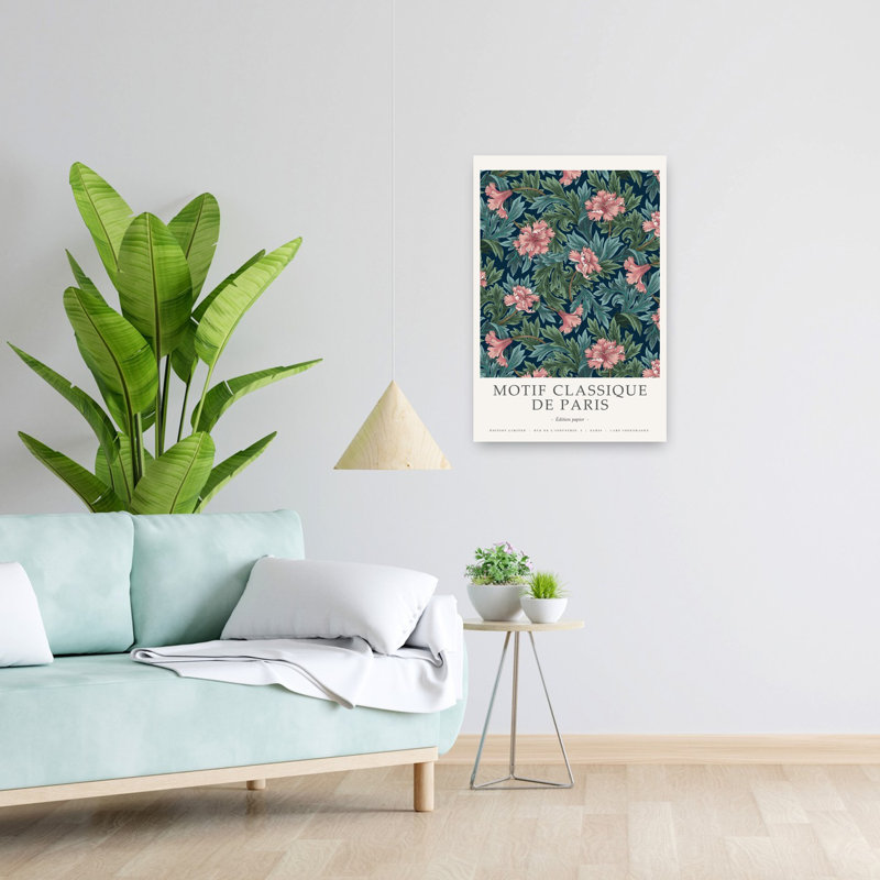 Motif classique 1, art contemporain, H 24 po x l 16 po