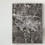 « iowa city map black », impression sur toile tendue-2063600691