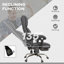 Fauteuil de bureau de direction avec 4 vibrations, fauteuil de travail et fauteuil inclinable chauffant-817366987