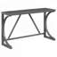 Ensemble de table de bar industriel avec prise de courant, chaises confortables et design durable pour les espaces de vie modernes