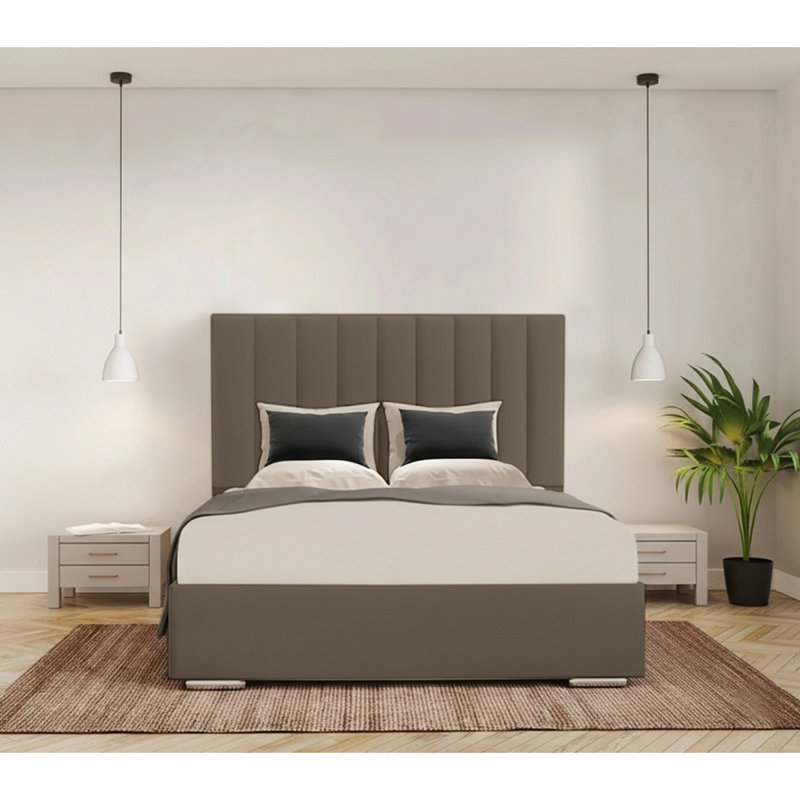 Caylob Upholstered Bed, Super King, Mole