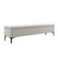 Banc de rangement rembourré 100% polyester Aquanette-734558941-734558936