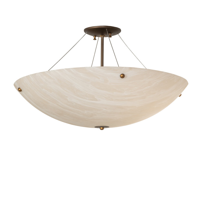 6 - Light Semi Flush Mount