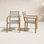 Cava Stackable Teak Patio Armchair