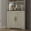 Vitrine moderne en bois-1999848128