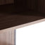 Armoire de bureau moderne et minimaliste avec éclairage à DEL - porte en verre trempé de 51,2 po de hauteur, cadre en métal pour le salon, tablettes et cadre
