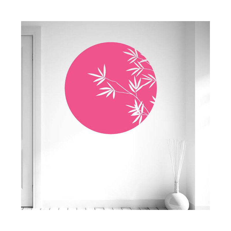 Abstract Wall Decal, Pink
