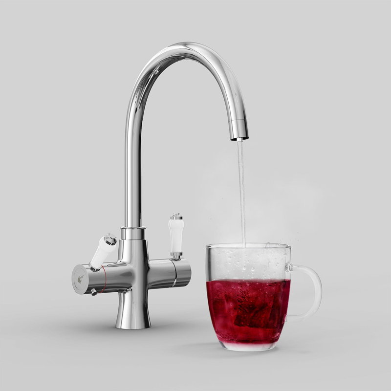 Fohen Touch Kitchen Faucet, Polished Chrome