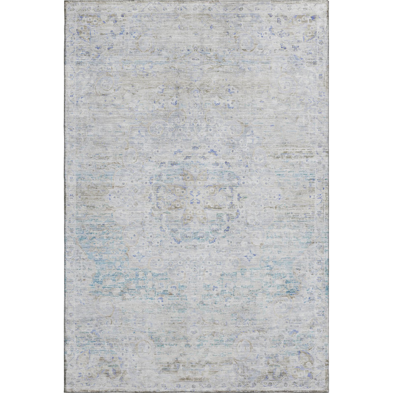 Premium Machine Washable Marasco AMF1636 Global Rug, Rectangle 9' x 12'