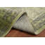 Tapis vert classique à motif floral Timeless 5 x 7