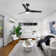 52-Inch Ceiling Fans With Lights And Remote, 3 Blades 6-Speeds Noiseless Reversible DC Motor, Modern Ceiling Fan For Farmhouse Bedroom Patio