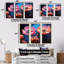 Ensemble d'art mural sur toile Neon Flourish-107753019-107753020