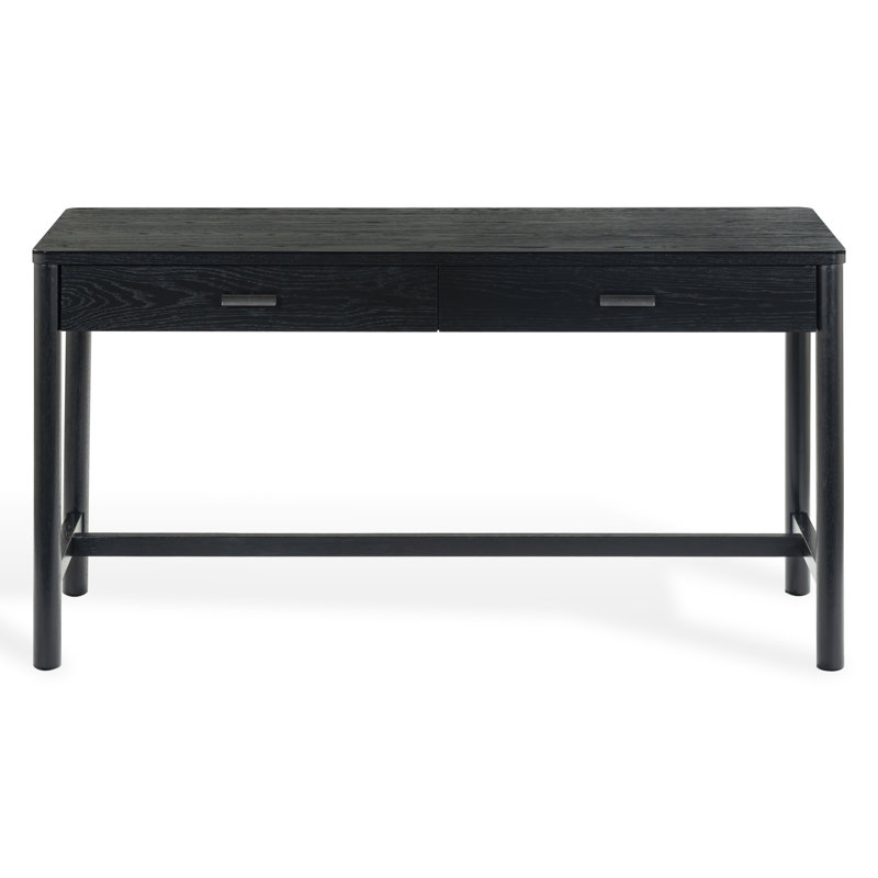 Bureau 2 tiroirs Kaplan, Noir
