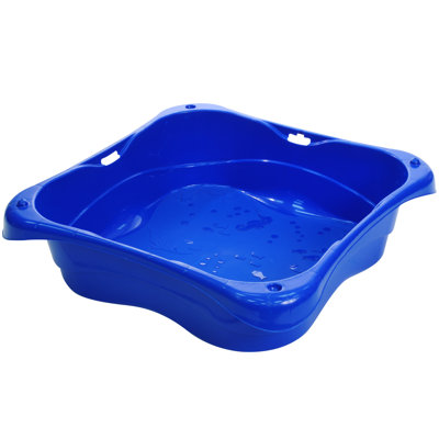 Starplay 30'' x 7.45'' Plastic Square Sandbox