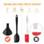 9 Pieces Silicone Spatula Set Kitchen Utensils For Baking-1122789072
