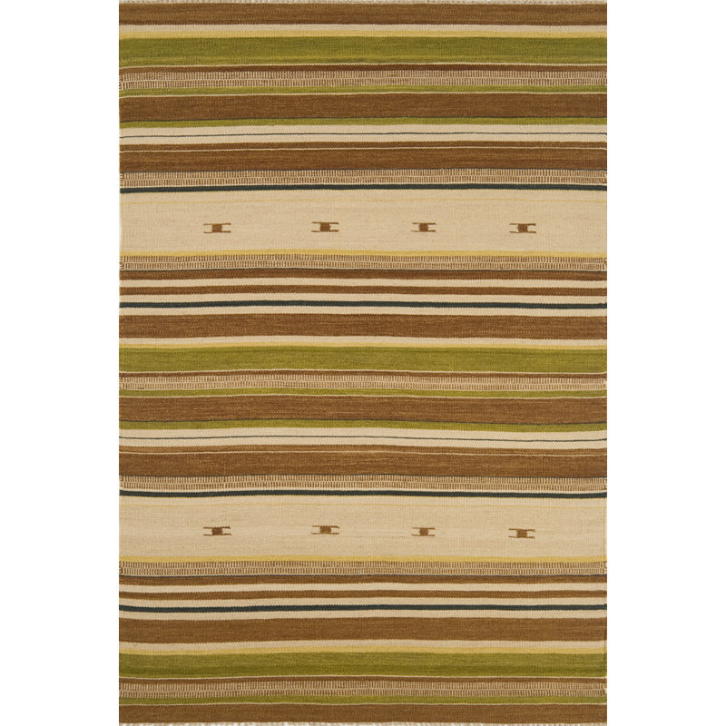 City Stripes Wool Striped Indoor Rug, Rectangle 8' x 11'