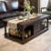 American retro coffee table in walnut colour