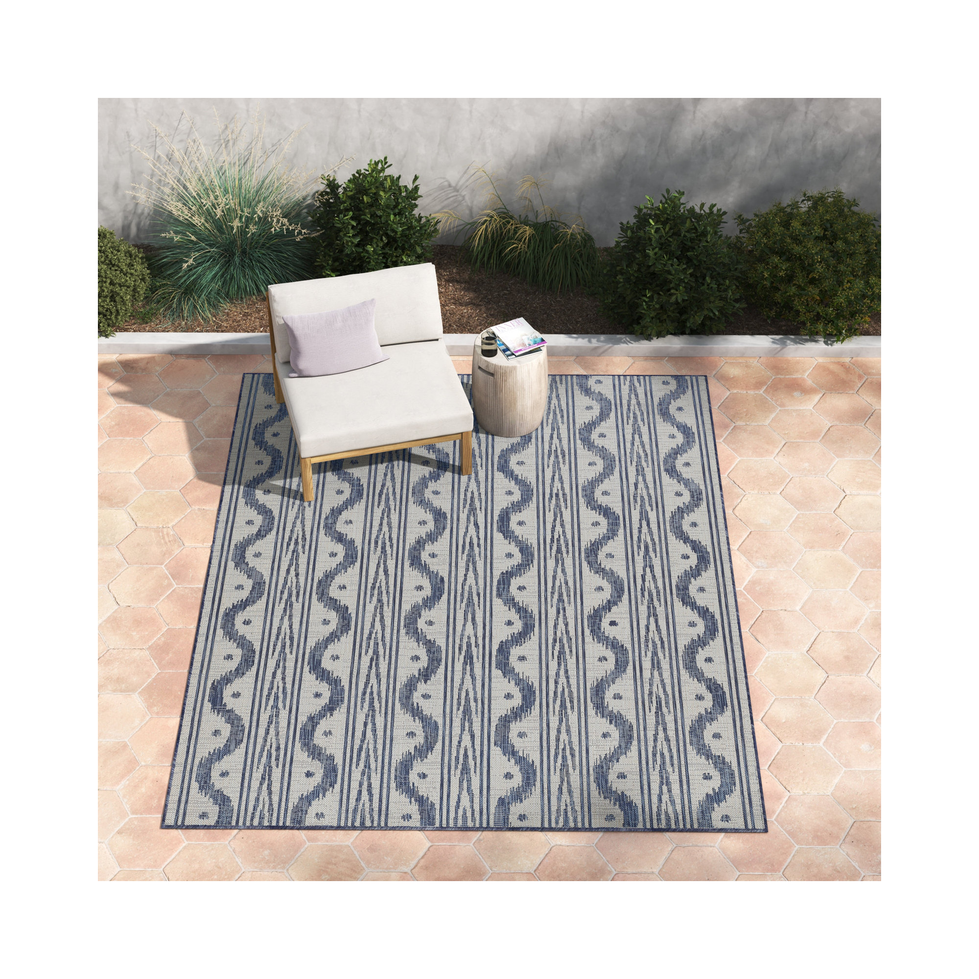 Karini Indoor/Outdoor Rug, Rectangle 8' x 10'