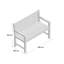 Valentina Wood Garden Bench-20383829