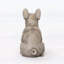 Charmante statue de jardin bouledogue français, pierre de fonte durable, aucun assemblage requis, parfaite pour la décoration extérieure