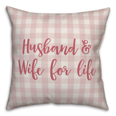 Plaid Throw Pillow