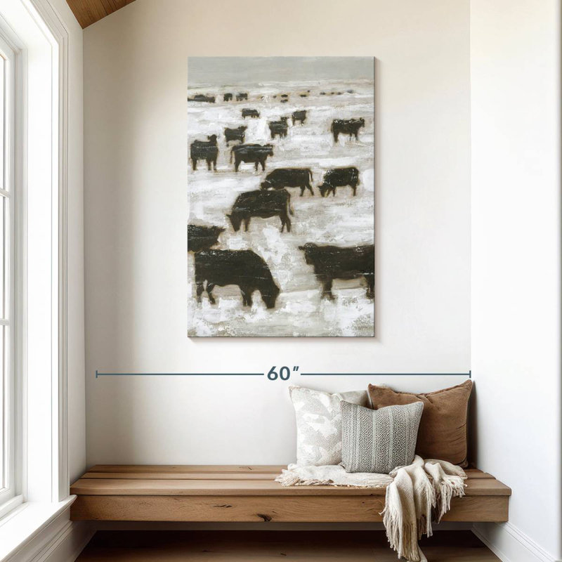 Brampt Winter Grazing I, 45" H x 30" W