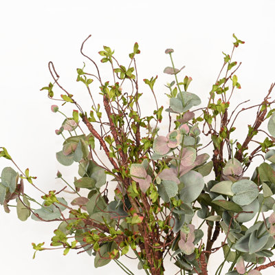 36" Artificial Farmhouse Twig Branches Floral Arrangement For Vase Filler, Long Stem Faux Leafage Flower For Home Wedding Party Dining Table Centerpiece Decor