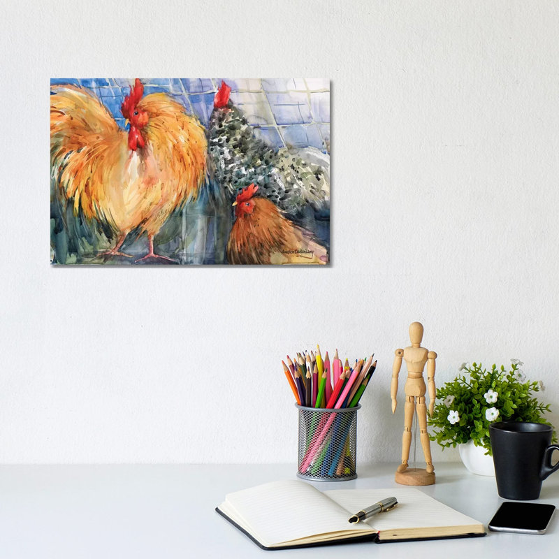 Three Crowns by Annelein Beukenkamp - Wrapped Canvas Painting, 20.32 cm H x 30.48 cm W