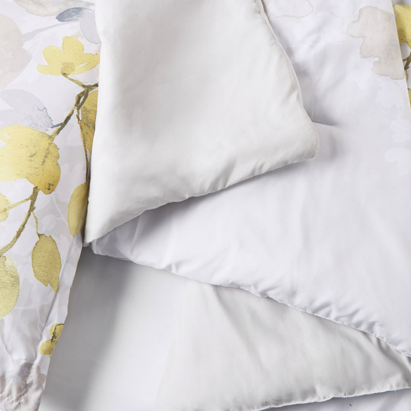 Édredon et drap-housse jaune - literie en microfibre douce, Twin Comforter + 5 Additional Pieces