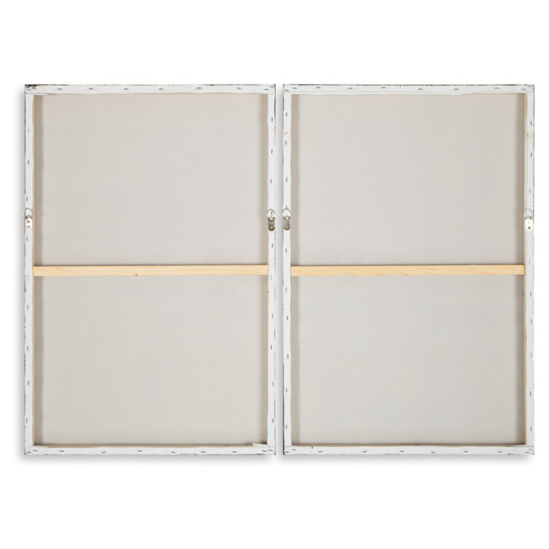Beige and Light Brown Abstract Canvas Wall Art Set