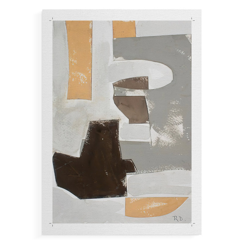 Formes andalouses III - Impression sur toile seulement - NON CADRE, H 18 po x l 12 po