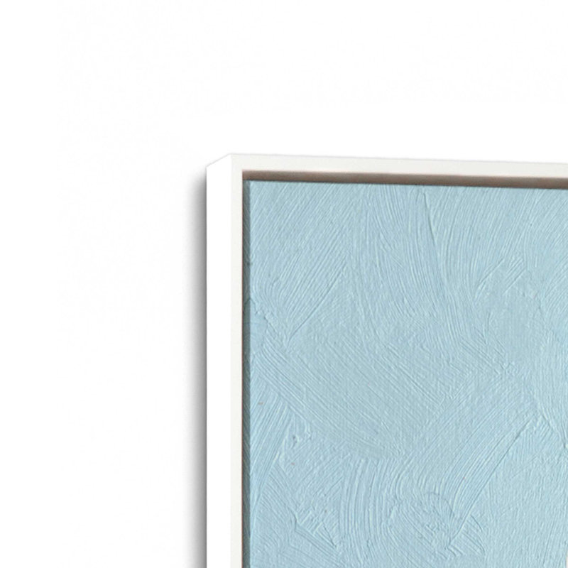 Ensemble de 2 Tranquil Overgrowth, Cadre flottant blanc opaque, H 19 po x l 26 po