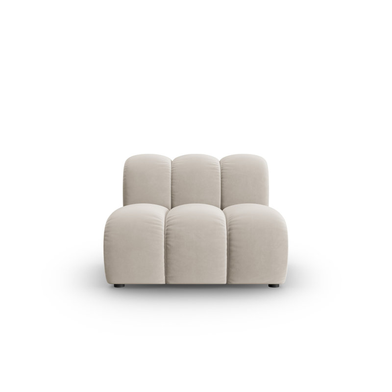 Christey Upholstered Slipper Chair, Beige
